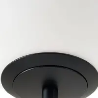 LUCANDE Lampadaire , Darrow, dimmable, Blanc, Salon / séjour, Verre, Moderne
