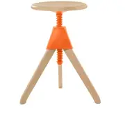 Magis Jerry – The Wild Bunch Le Tabouret Pivotant Natural 7011 | Orange 1780 C