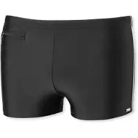 Schiesser Shorts de bain 'Aqua' noir / blanc