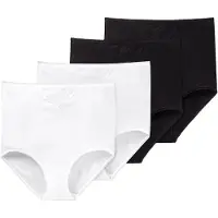 Schiesser Slip ' Cotton Essentials ' noir / blanc