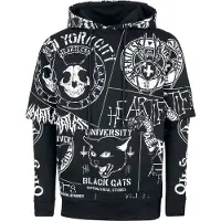 Heartless Sweat-shirt à capuche Gothic de - Dark Academia - Sweat à Capuche - S - 4XL - pour Homme - noir - Taille XL