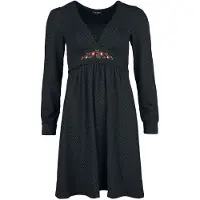 Vive maria Robe courte Rockabilly de - Meadow Love Dress - XS - M - pour Femme - noir - Taille S