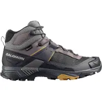 Salomon - Chaussures de randonnée journée en GORE-TEX - X Ultra 5 Mid GTX Dark G/Asphal/W pour Homme - Taille 46 - Gris