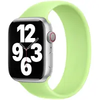 Apple Bracelet solo en silicone pour Watch | 44/45/46/49 mm - Taille 3 - Sprout Green
