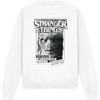 Stranger Things Sweat-shirt de - Season 5 - Newspaper Vecna - S - XXL - pour Homme - blanc - Taille M