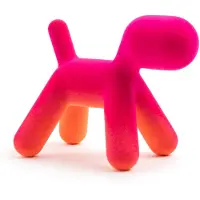 Magis Puppy Dog Ottoman Extra Small | 12 Fuchsia | Orange (indoor)