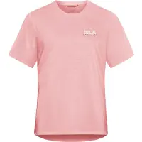 Jack Wolfskin Vonnan Graphic Short Sleeve T-shirt Rose S Femme