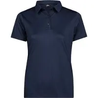 Tee Jays 7201 | Polo de sport de luxe pour femme, coupe légèrement cintrée - Couleur : Navy - Taille : XXL