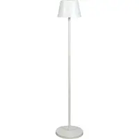 Konstsmide Lampadaire 7841-250 Pomezia Medium | blanc | Extérieur | Intérieur | Sans fil | 2700K/3000K | Autonomie de 7 à 15 h | 25 x 25 x (53/88,5/124) cm |