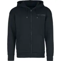 Looney Tunes Sweat-shirt zippé à capuche de - Wile E. Coyote - Moonlight - S - 3XL - pour Homme - noir - Taille XL