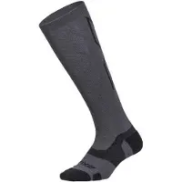 2XU Vectr Light Cushion 30- Long Socks 37 Cm Gris EU 35-37 1/2