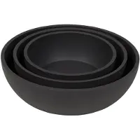 District 70 Gamelle en bambou gris foncé pour chien