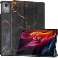 IMoshion Coque tablette Design Trifold Lenovo Tab K11 Plus - Black Marble