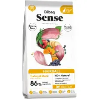 Dibaq Nourriture Pour Chats à La Dinde Et Au Canard Sense Grain Free Hairball 6kg