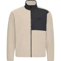 Jack Wolfskin Veste en polaire fonctionnelle beige / noir