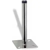 Pike N Bass Steel Seat Foot Fix Telescope Gris 400 mm