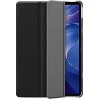 Just in Case Smart PU-Leder Book Hülle Schwarz Xiaomi Redmi Pad 2 (Xiaomi Redmi Pad 2), Étui pour tablette, Noir