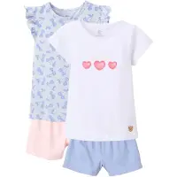 Zippy 3107119801 Short Sleeve Pyjama 2 Units Multicolore 4-5 Years Fille