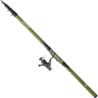 Daiwa Megaforce Rt+q820rm Kit de pêche Vert 3,50 m Vert 3,50 m