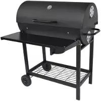 Fieldmann FZG 1007 Grill Baril Charbon de bois (combustible) Noir