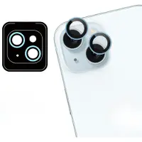 IMoshion Protection caméra en verre lot de 2 pour Apple iPhone 15 / 15 Plus - Bleu