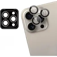 IMoshion Lot de 2 protections d'objectif de caméra Apple iPhone 15 Pro / 15 Pro Max - Natural Titanium