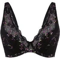 Lingadore Soutien-gorge vert / violet / noir