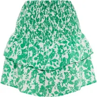 IZIA Jupe vert / blanc