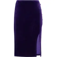 Faina Jupe violet foncé