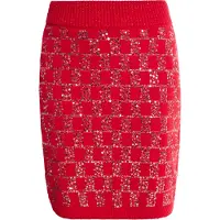 Faina Jupe rouge / argent