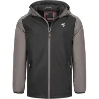 Alessandro Salvarini Veste fonctionnelle gris foncé / noir