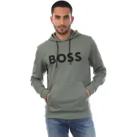 BOSS pour homme. 50551457 Sweatshirt Soody Zone vert (M), Casuel, Coton