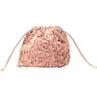 Faina Poche ventrale or / rose