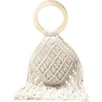 IZIA Sacs à main blanc naturel