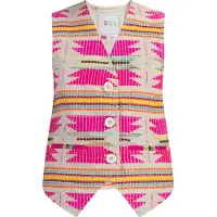 IZIA Gilet mélange de couleurs / rose