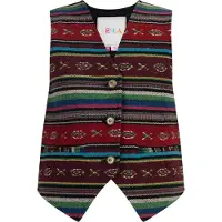 IZIA Gilet mélange de couleurs