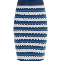 Faina Jupe bleu / bleu foncé / blanc