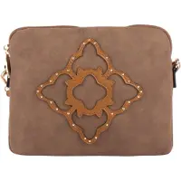 Usha Sac à bandoulière camel / marron