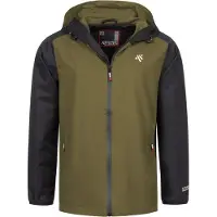 Alessandro Salvarini Veste fonctionnelle olive / noir / blanc