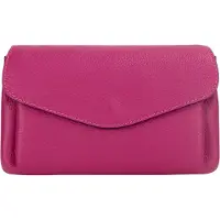 Usha Pochette magenta / rouge vif / noir / blanc