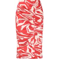 Faina Jupe beige / rouge
