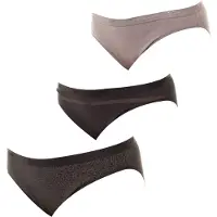 Dim Pockets Ad04c17.dp6 Panties 3 Units Noir 36-38 Femme