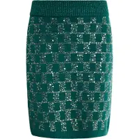 Faina Jupe émeraude / argent