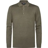 Petrol Industries M-3050-kwc204 Long Sleeve Polo Vert S Homme