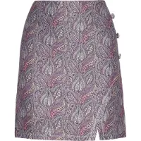 IZIA Jupe violet / rose / blanc