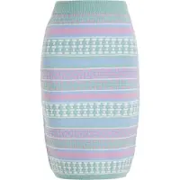 IZIA Jupe bleu / menthe / rose / blanc