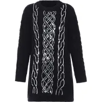 Faina Pull-over noir / argent