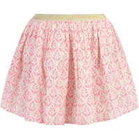 IZIA Jupe or / rose / blanc
