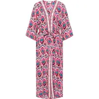 IZIA Kimono bleu nuit / rose / rouge sang / blanc