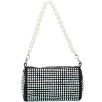 FELIPA Sacs à main noir / argent / blanc perle